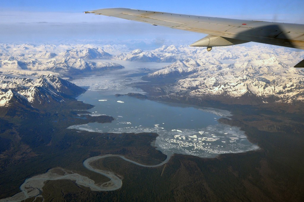 Mountain lake in Alaska