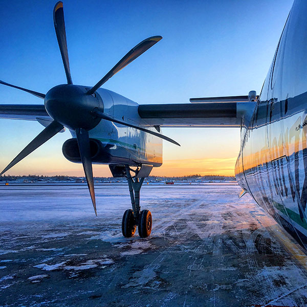 Nothing like an 11 am sunrise in Fairbanks when it's -23 degrees!