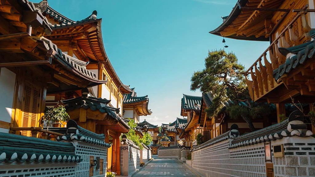 Eunpyeong Hanok Village, Korean traditional house in Seoul, Kore