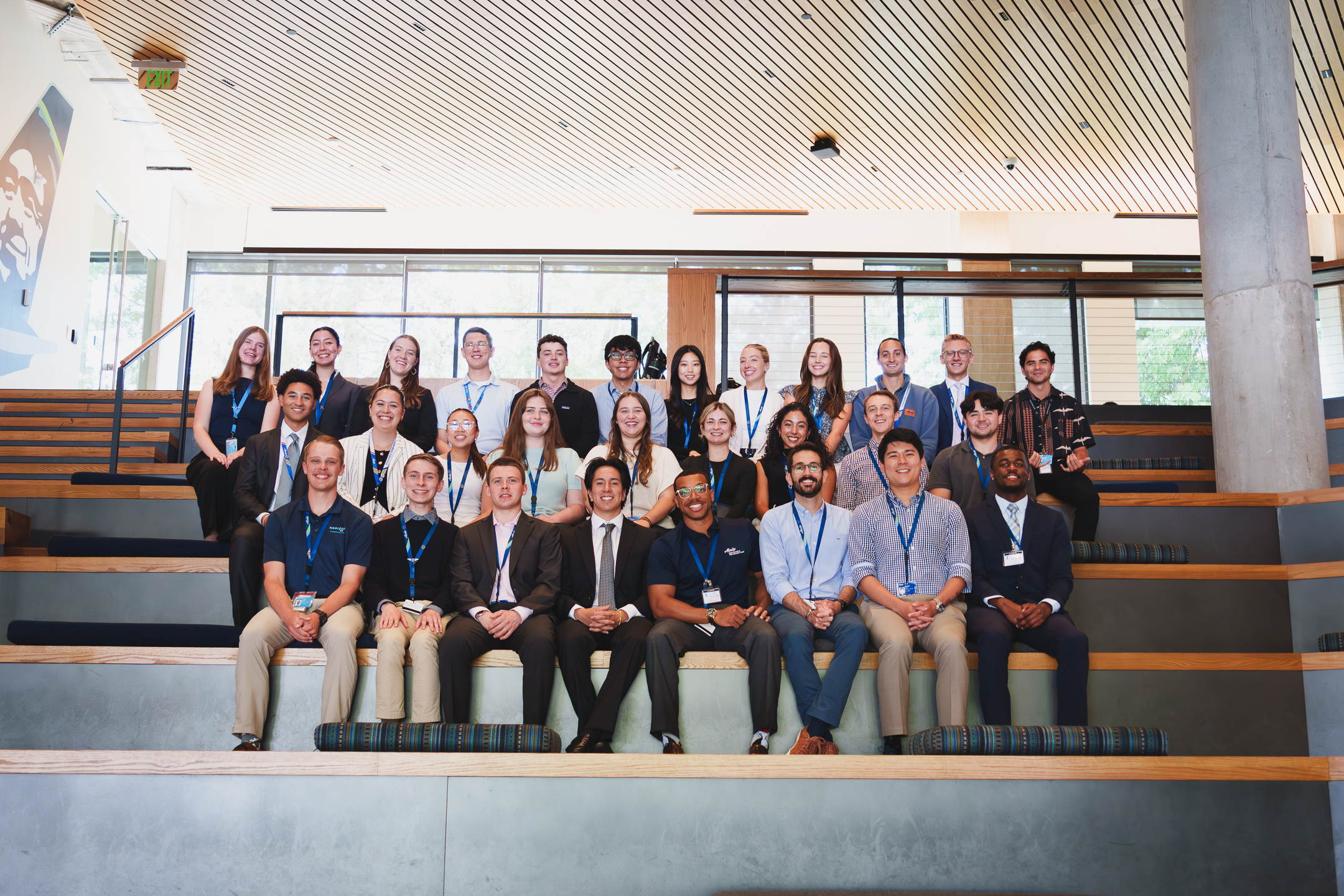 Group shot of the 2024 intern group