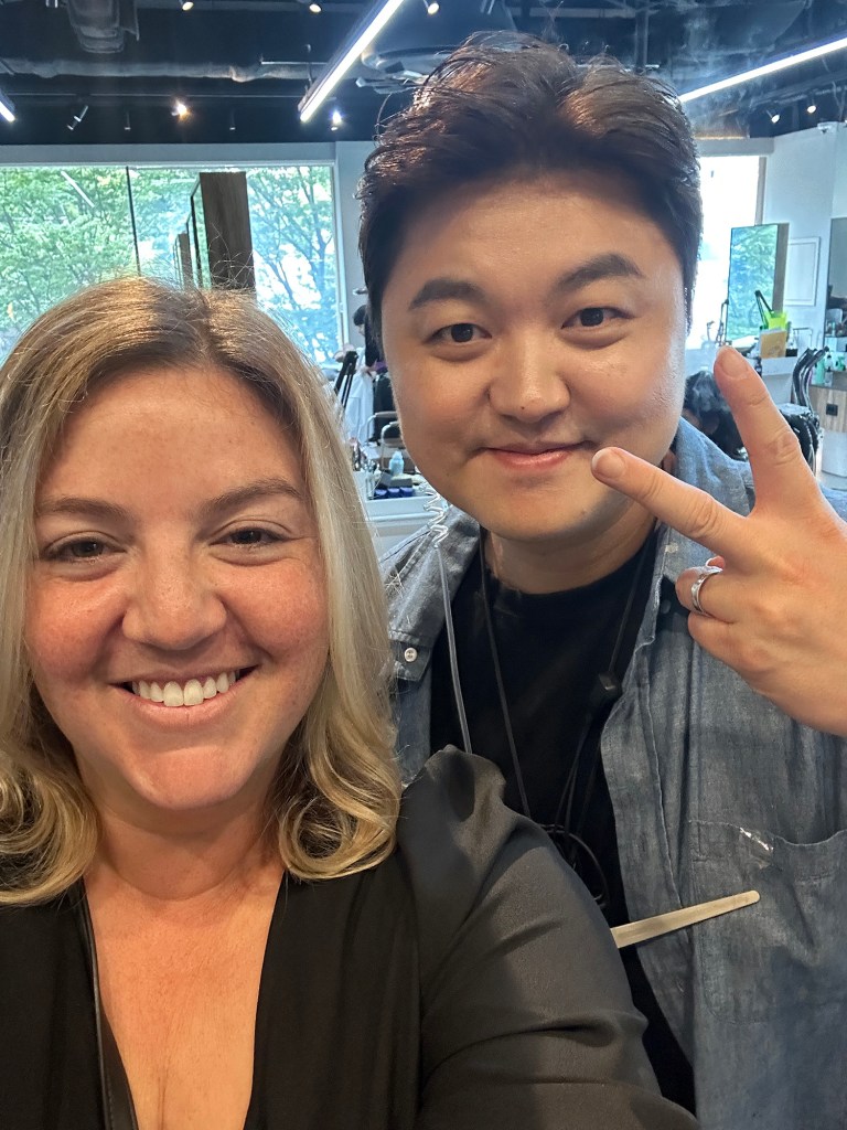 Author's image at salon