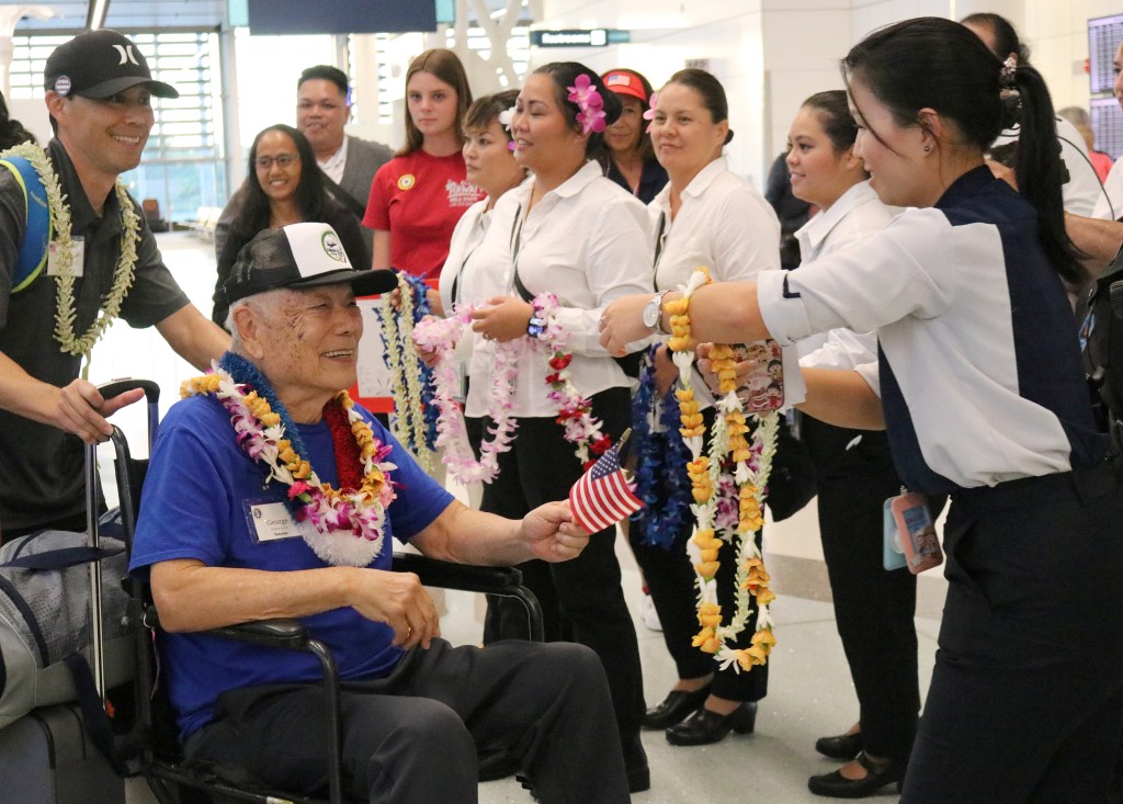 Honor Flight in Honolulu Vietnam veterans' welcome