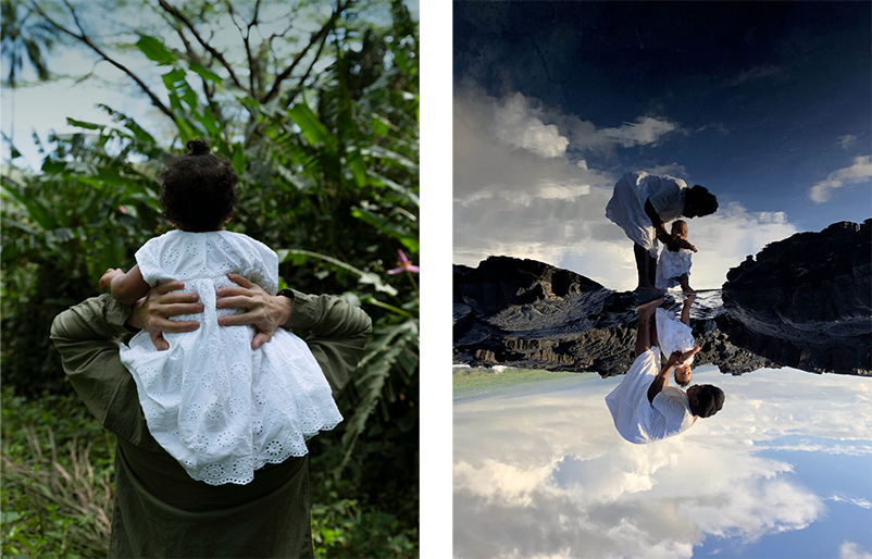 A selection of Amaka's artwork featured in the walkable gallery space at the Hawaiian Airlines headquarters Artwork2
