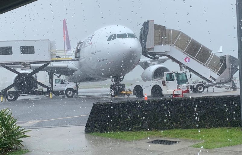 Heavy wind and rains brought new challenges for the PPG station staff who operated the second repatriation flight. IMG_2868