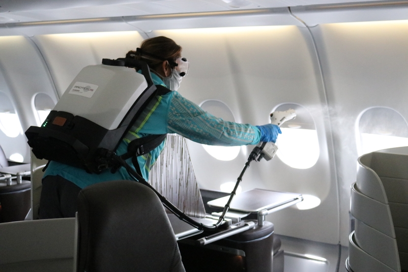 Spraying Business Class