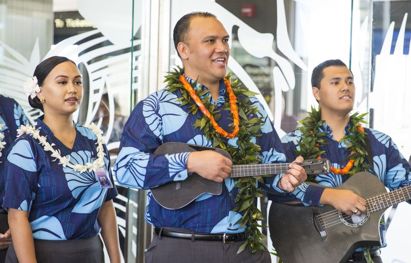 Olelo Hawaii Flight HNL-LAS Honoring Dr. Larry Kimura