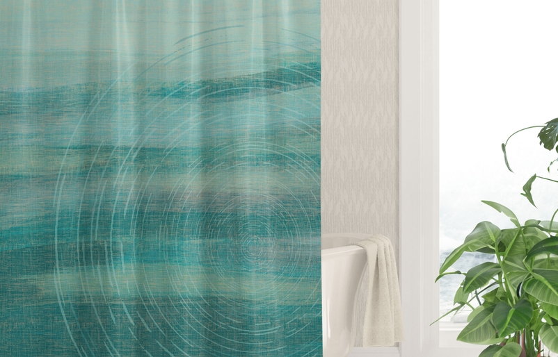 Kilo Hoku Shower Curtain from The Leihōku Collection Kilo Hoku Shower Curtain LS 2_WEB