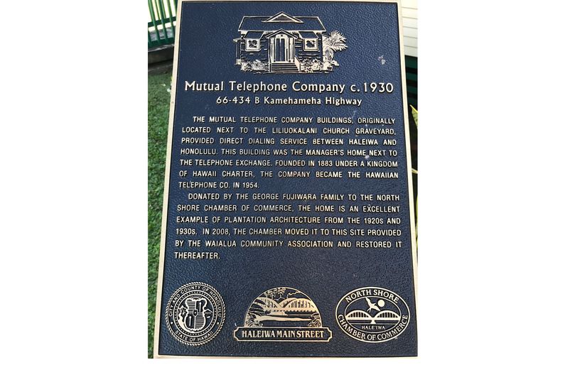 One of the historical plaques Rogers helped create alongside local historical groups. Plaque