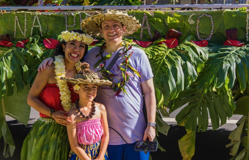 Koehler supports his wife and daughter in their love and practice of hula. gc120656